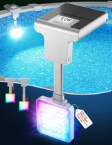 Luz Solar para Piscina LightHacker com Termômetro LCD, 10 Modos Luz Solar para Piscina LightHacker com Termômetro LCD, 10 Modos