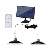 Luz Solar Pendente Branca Com Controle Remoto Para Camping, Jardim E Uso Externo, Lâmpada LED De Luz Solar Pendente Branca Com Controle Remoto Para Camping, Jardim E Uso Externo, Lâmpada LED De