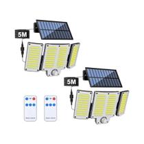 Luz Solar Super Brilhante 234LED Com Sensor IR, Luz De Rua Com Controle Remoto E Múltiplos Modos