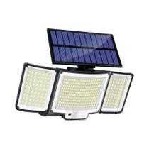 Luz Solar Super Brilhante com Sensor de Movimento - 328/348 LEDs - IP65 à Prova D'Água - 3 Modos