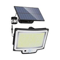 Luz Solar Super Brilhante Para Exterior 328 348 LED Com Sensor De Movimento À Prova d'Água 3 Modos