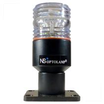 Luz Strobo Para Veleiros 4 Em 1 LED Optolamp Sirius Lx Plus Preta