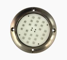 Luz Subaquática Bronze 24 Leds Cor Azul Para Barcos e Piscinas 12v