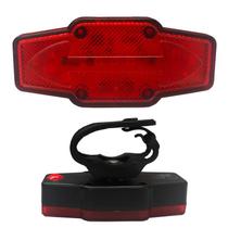 Luz Traseira Bike LED USB Recarregável com Seta H1909 Luz Traseira Bike LED USB Recarregável com Seta H1909