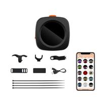 Luz Traseira LED Olho De Diabo Para Motocicleta, Modificação De Espelho Traseiro Olho De Águia,