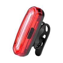 Luz Traseira USB Recarregável para Bicicleta - LED MTB e Estrada - Fácil Instalação