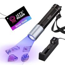 Luz UV LET'S RESIN Lanterna UV 365nm recarregável Luz UV LET'S RESIN Lanterna UV 365nm recarregável