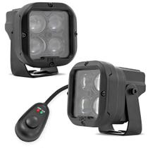 Luz Veicular Rough Country 2" SAE LED Pods 9600 Lumens Luz Veicular Rough Country 2" SAE LED Pods 9600 Lumens