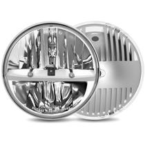 Luz Veicular UNI-SHINE Faróis LED Cromados 7" Feixe Alto/Baixo Luz Veicular UNI-SHINE Faróis LED Cromados 7" Feixe Alto/Baixo