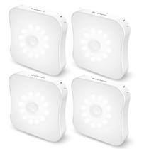 Luzes com sensor de movimento Bestendony recarregáveis, pacote com 4 Luzes com sensor de movimento Bestendony recarregáveis, pacote com 4