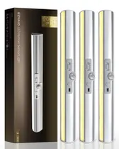 Luzes com sensor de movimento EZVALO, 15", recarregáveis, pacote com 3