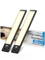 Luzes de armário HIBOITEC Sensor de movimento 50 LED recarregável de 25 cm