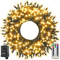 Luzes de árvore de Natal Ollny 400LED 40m com temporizador e 8 modos Luzes de árvore de Natal Ollny 400LED 40m com temporizador e 8 modos