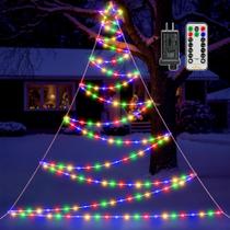 Luzes de árvore de Natal Ollny Animated 166 LEDs IP67 à prova d'água Luzes de árvore de Natal Ollny Animated 166 LEDs IP67 à prova d'água