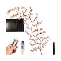 Luzes De Árvore Flexíveis De Flor De Cerejeira Com 72 96 LEDs Para Decoração De Natal E Casamento Luzes De Árvore Flexíveis De Flor De Cerejeira Com 72 96 LEDs Para Decoração De Natal E Casamento