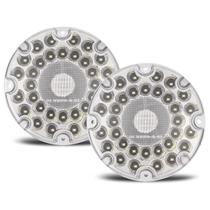 Luzes de backup LED Partsam 7 polegadas redondas para trailer de ônibus