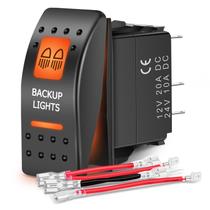 Luzes de backup Rocker Switch Nilight UTV 5 PIN SPST 12V 24V