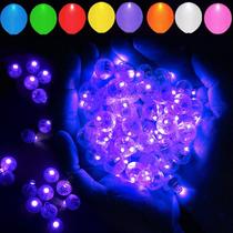 Luzes de balão LED Aogist Purple 100 unidades para decoração de festas