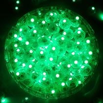 Luzes de balão LED ZGWJ 100 unidades verdes para decoração de festas