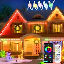 Luzes De Beiral LED RGB À Prova d'Água Para Exterior IP65 Com Controle Remoto, Luzes De Natal E Ano