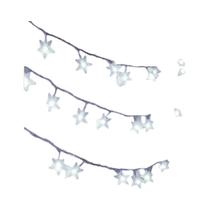 Luzes De Cadeia LED Em Forma De Estrela Para Decoração De Festas, Casamentos, Jardins E Natal Luzes De Cadeia LED Em Forma De Estrela Para Decoração De Festas, Casamentos, Jardins E Natal