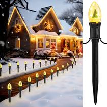 Luzes de caminho de Natal Brightown C9 25m 20 LED Outdoor Luzes de caminho de Natal Brightown C9 25m 20 LED Outdoor