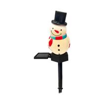 Luzes De Caminho LED Solares À Prova d'Água Em Forma De Boneco De Neve Para Decoração De Jardim De Luzes De Caminho LED Solares À Prova d'Água Em Forma De Boneco De Neve Para Decoração De Jardim De