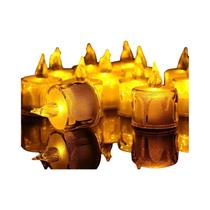 Luzes De Chá LED Românticas, Velas Elétricas Sem Chama Com Efeito De Piscar Para Decoração De Luzes De Chá LED Românticas, Velas Elétricas Sem Chama Com Efeito De Piscar Para Decoração De