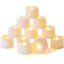 Luzes de Chá LED Sem Chama Homemory com Temporizador - Pacote com 12