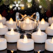 Luzes de chá LED, velas, boas-noites, pacote com 24 horas Luzes de chá LED, velas, boas-noites, pacote com 24 horas