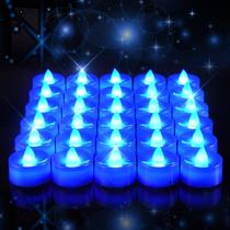 Luzes de chá sem chama Amagic Blue Flickering 30 unidades