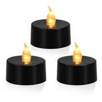 Luzes de chá sem chama KOABY, pacote com 24, amarelo quente, 3,5 cm
