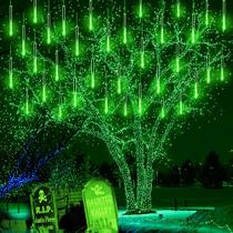 Luzes de chuva de meteoros Lauzior Halloween 40 cm 256 LED 26,4 pés Luzes de chuva de meteoros Lauzior Halloween 40 cm 256 LED 26,4 pés