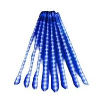 Luzes De Chuva LED Em Forma De Meteoro 30/50cm 8 Tubos Decorações Para Árvore De Natal Guirlanda De