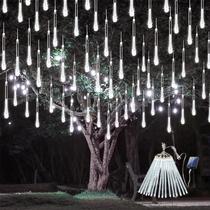 Luzes de chuveiro Solar Meteor EXF 16 tubos 384 LEDs à prova d'água