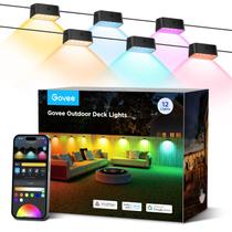 Luzes de convés externas Govee, 12 pacotes (22 m), multicolorido, IP65 Luzes de convés externas Govee, 12 pacotes (22 m), multicolorido, IP65