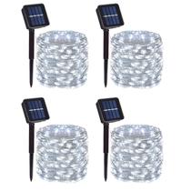 Luzes de corda de fio de cobre movidas a energia solar DAYLIGHTIR 400LED Luzes de corda de fio de cobre movidas a energia solar DAYLIGHTIR 400LED