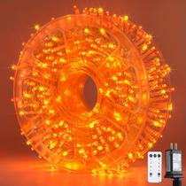 Luzes de corda de Halloween JMEXSUSS 400 LED laranja 40m Luzes de corda de Halloween JMEXSUSS 400 LED laranja 40m
