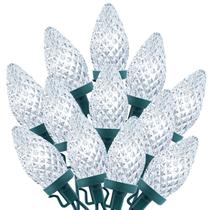 Luzes de corda de Natal Brightown C9 100 LED 20m brancas