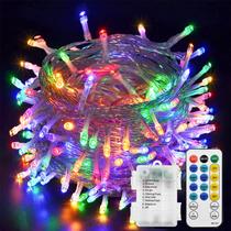 Luzes de corda de Natal echosari 100 LED 11m multicoloridas