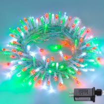 Luzes de corda de Natal JMEXSUSS 100 LED 8 modos à prova d'água