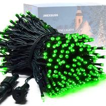 Luzes de corda de Natal JMEXSUSS 200 LED 20m, verde ao ar livre