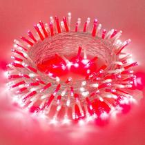 Luzes de corda de Natal JMEXSUSS 200 LED 20m vermelhas e brancas