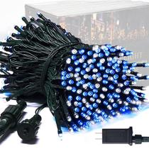 Luzes de corda de Natal JMEXSUSS 28m 250 LED azul branco Luzes de corda de Natal JMEXSUSS 28m 250 LED azul branco