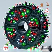 Luzes de corda de Natal JMEXSUSS 500 LED 53 m à prova d'água