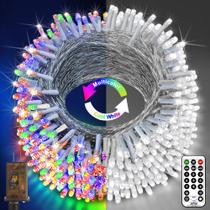 Luzes de corda de Natal KNONEW 403 pés 1000 LED que mudam de cor Luzes de corda de Natal KNONEW 403 pés 1000 LED que mudam de cor
