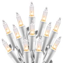 Luzes de corda de Natal Minetom 100 unidades, 8 m, incandescentes