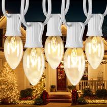 Luzes de corda de Natal Minetom C9 15m Vintage 50+2 lâmpadas