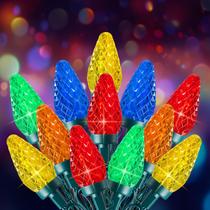 Luzes de corda de Natal Minetom C9 25m 105 LED multicoloridas Luzes de corda de Natal Minetom C9 25m 105 LED multicoloridas