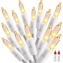 Luzes de corda de Natal ODEETRONIC 6,6 m 100 incandescentes 120V